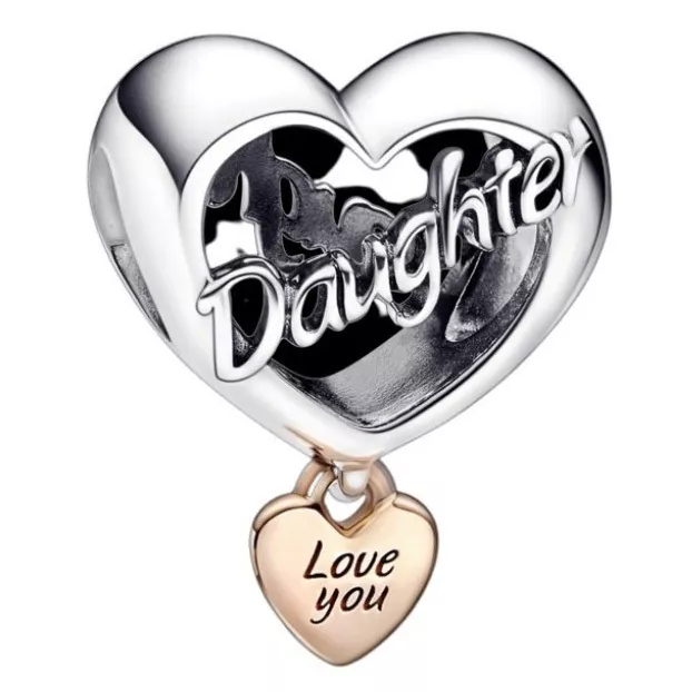 Pandora 782327C00 Hangbedel Love You Daughter Heart zilver
