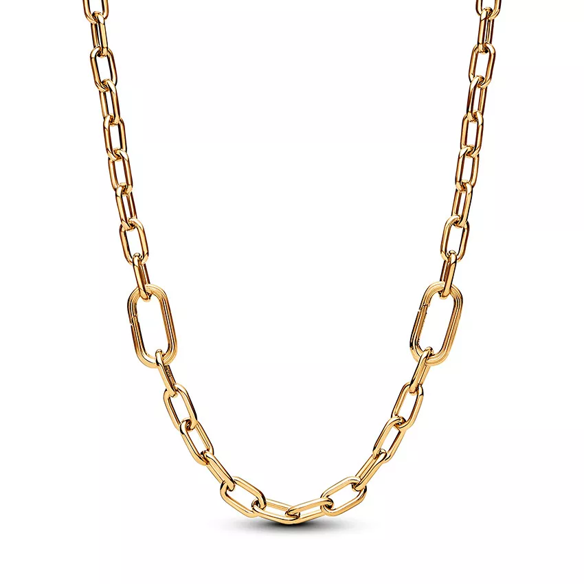 Pandora Me 369685C00 Ketting Metal Bead-Link Chain zilver goudkleurig 50 cm