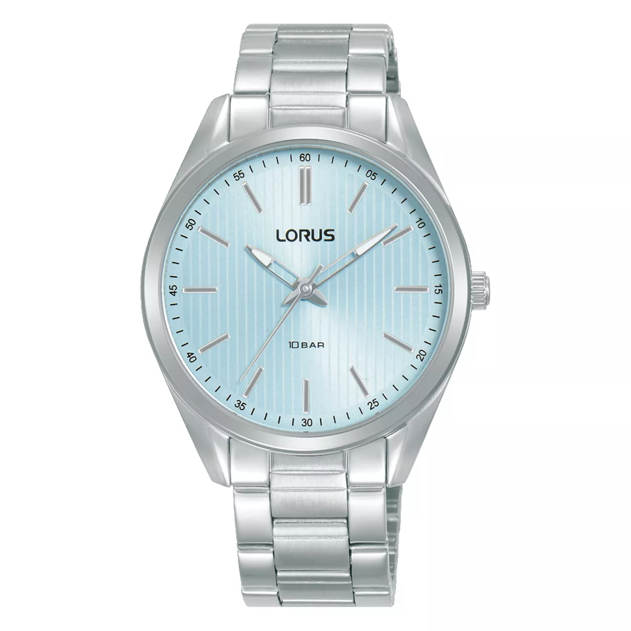 Lorus RG209WX9 Horloge staal zilverkleurig-blauw 34 mm