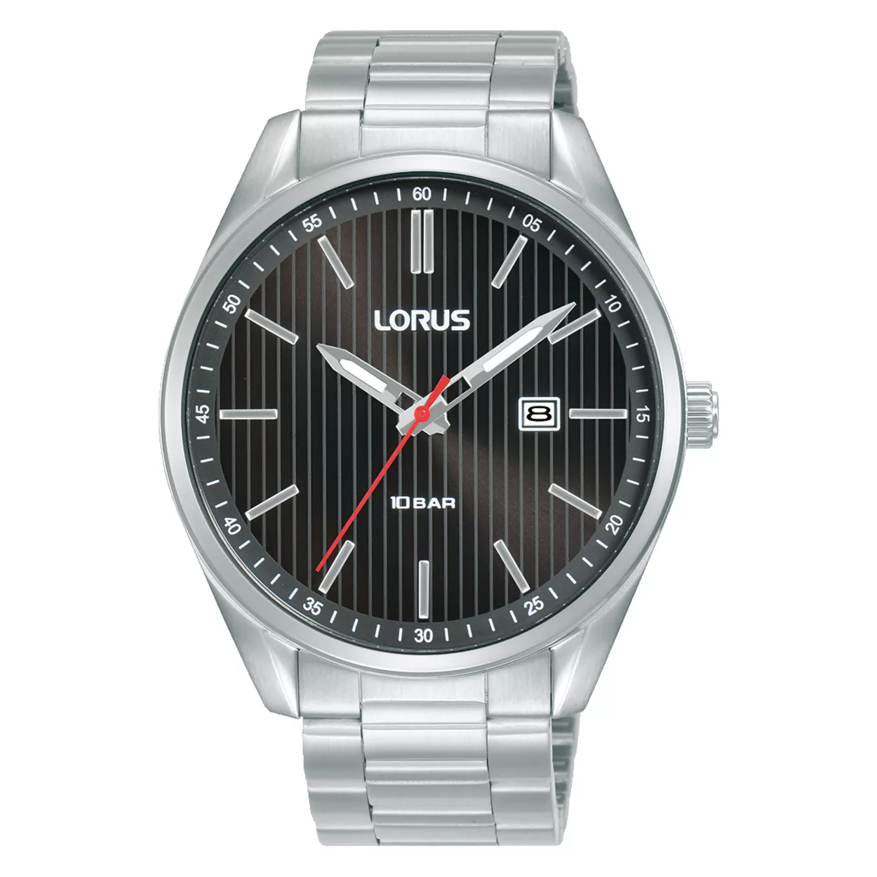 Lorus RH913QX9 Horloge staal zilverkleurig-zwart 42 mm