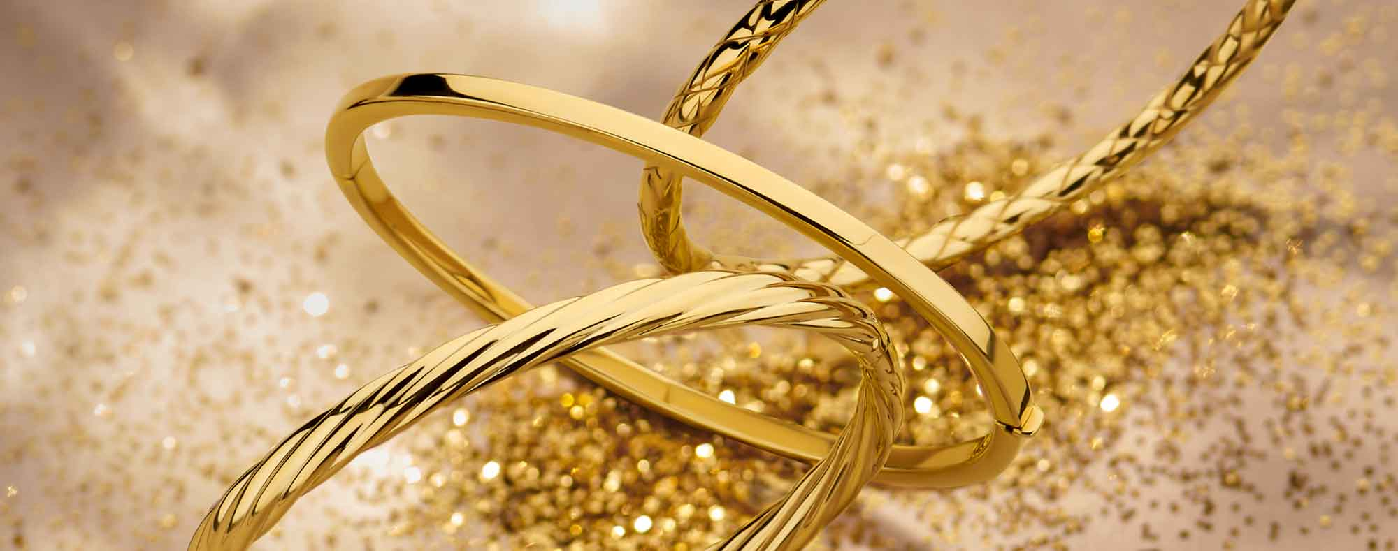 Gouden bangles