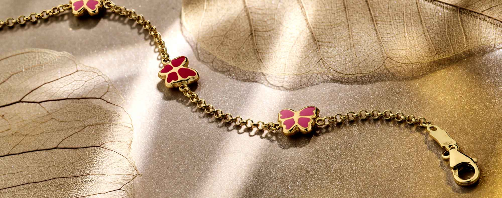 Gouden kinderarmbandjes