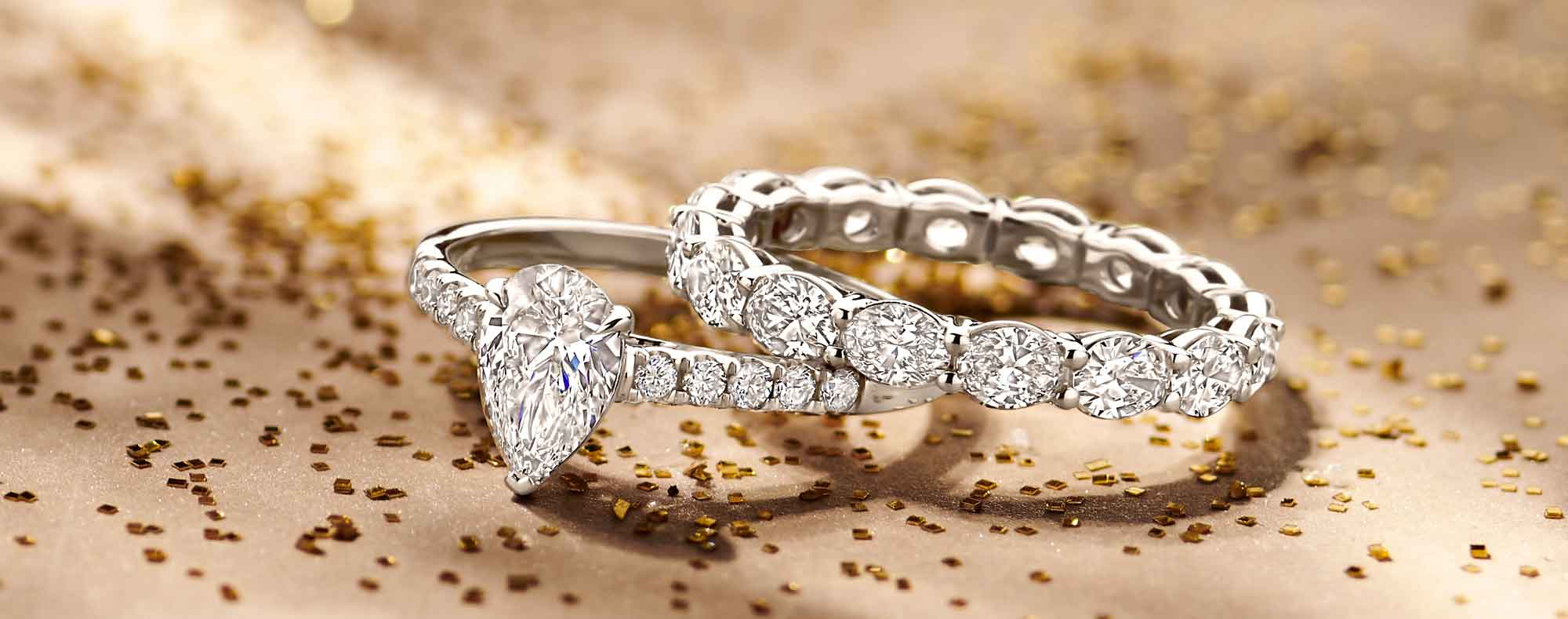 Diamanten trouwringen