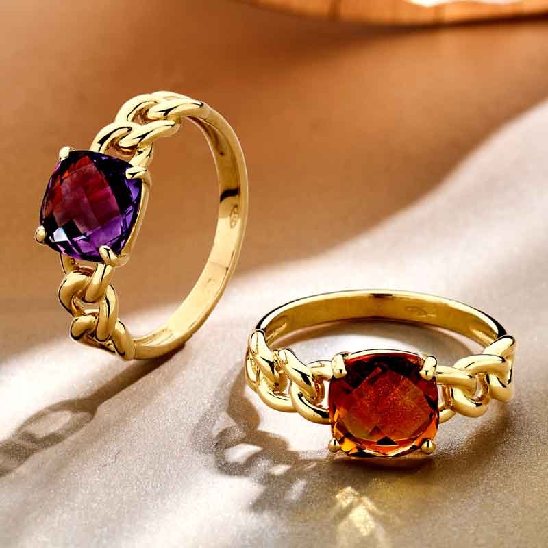 Ringen met steen