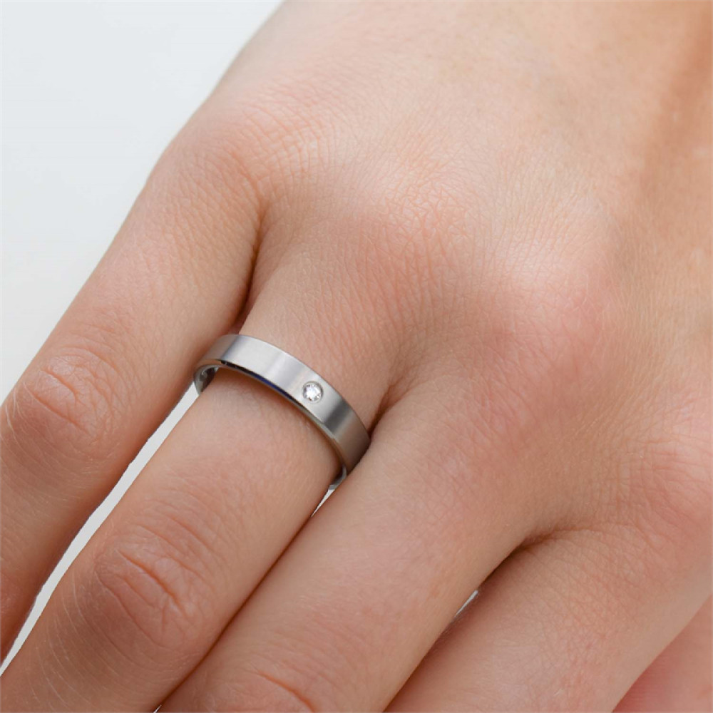 boccia-titanium-0121-04-zilverkleurige-diamanten-ring-0-03-crt-titanium-mat-4-5-mm-breedte