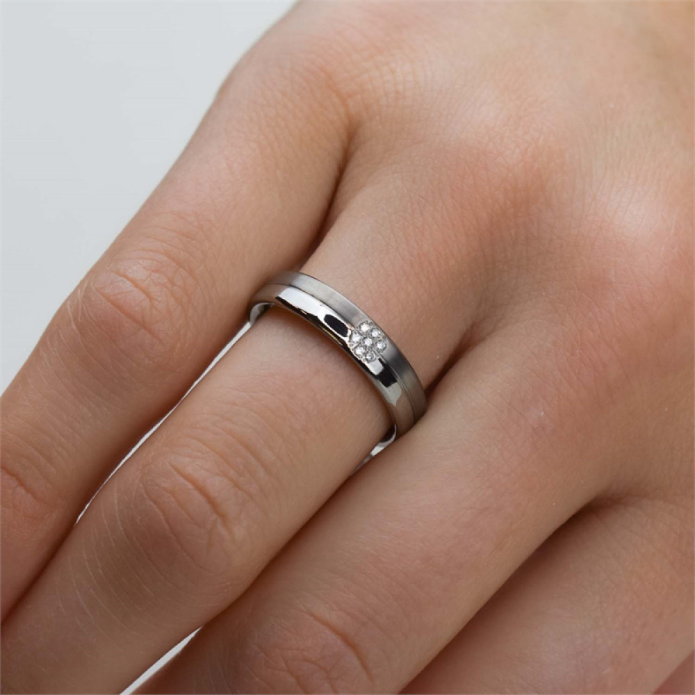 boccia-titanium-0129-05-diamant-ring-0-035-crt-zilverkleurig-4-mm-breedte