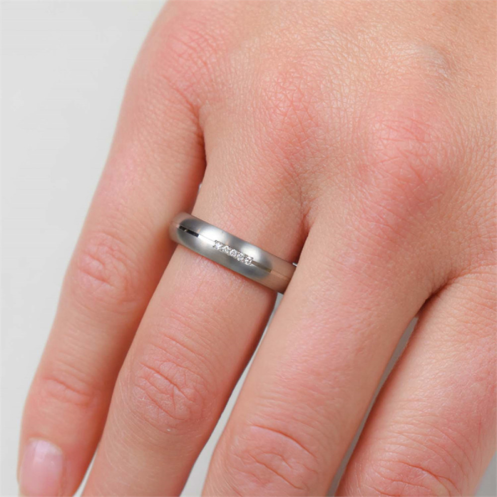 boccia-titanium-0130-03-diamanten-ring-0-025-crt-zilverkleurig-mat-5-mm-breedte