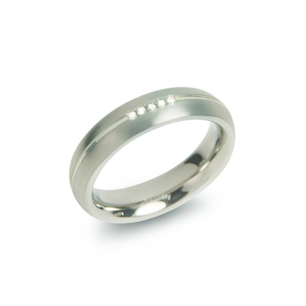 boccia-titanium-0130-03-diamanten-ring-0-025-crt-zilverkleurig-mat-5-mm-breedte
