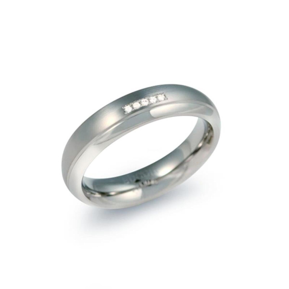 boccia-titanium-0130-09-titanium-ring-met-diamanten-0-025-crt-glanzend-en-mat
