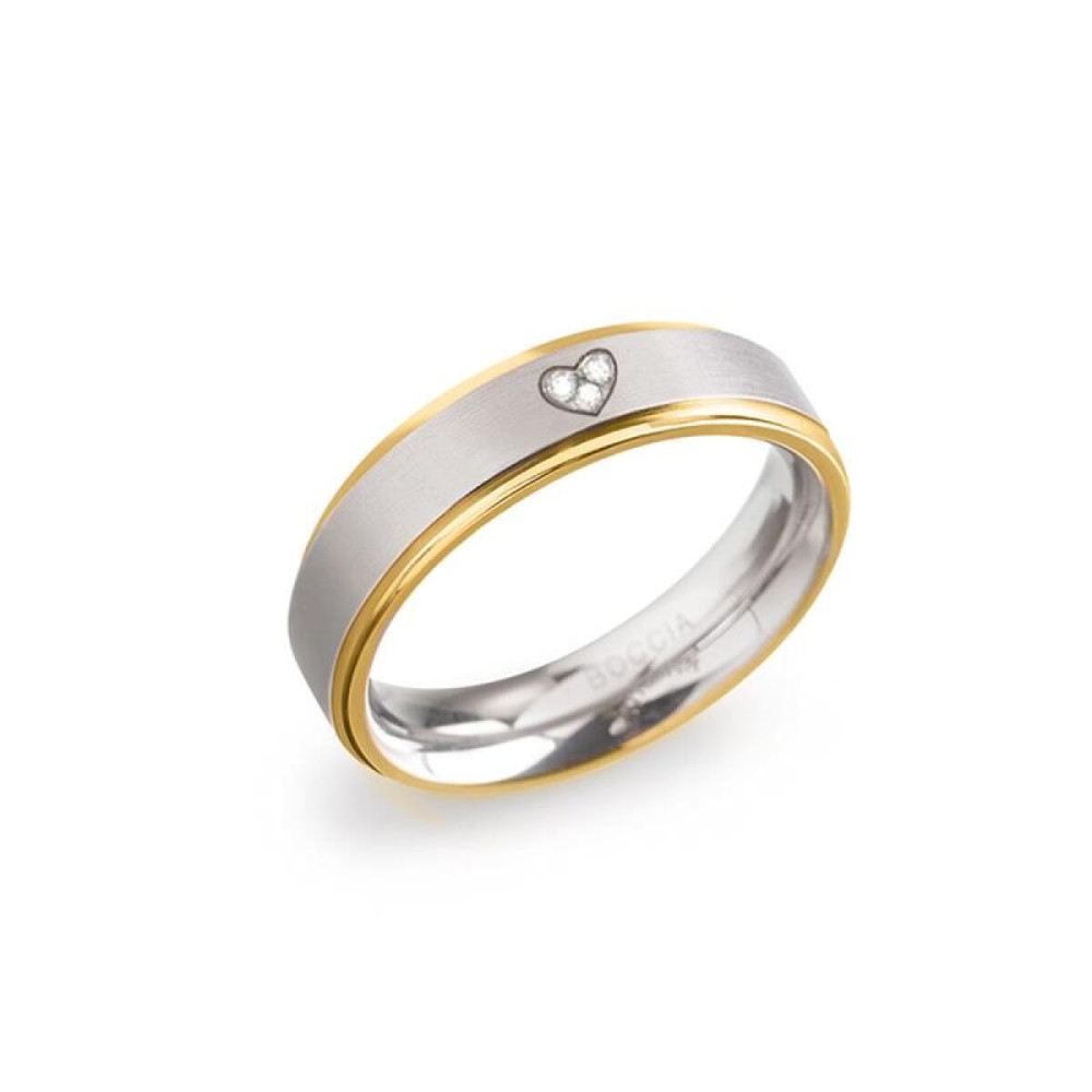 boccia-titanium-0134-06-hartvormige-bicolor-ring-met-diamant-0-02-crt-5-mm-breedte