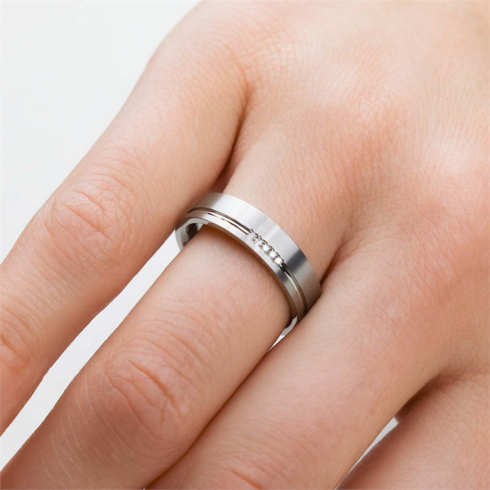boccia-titanium-0149-02-diamanten-ring-0-025-crt-zilverkleurig-mat-5-mm-breedte