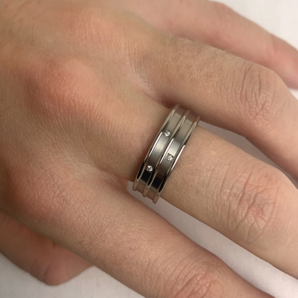 boccia-titanium-0151-01-zilverkleurige-diamant-ring-0-015-crt-titanium-6-mm-breedte