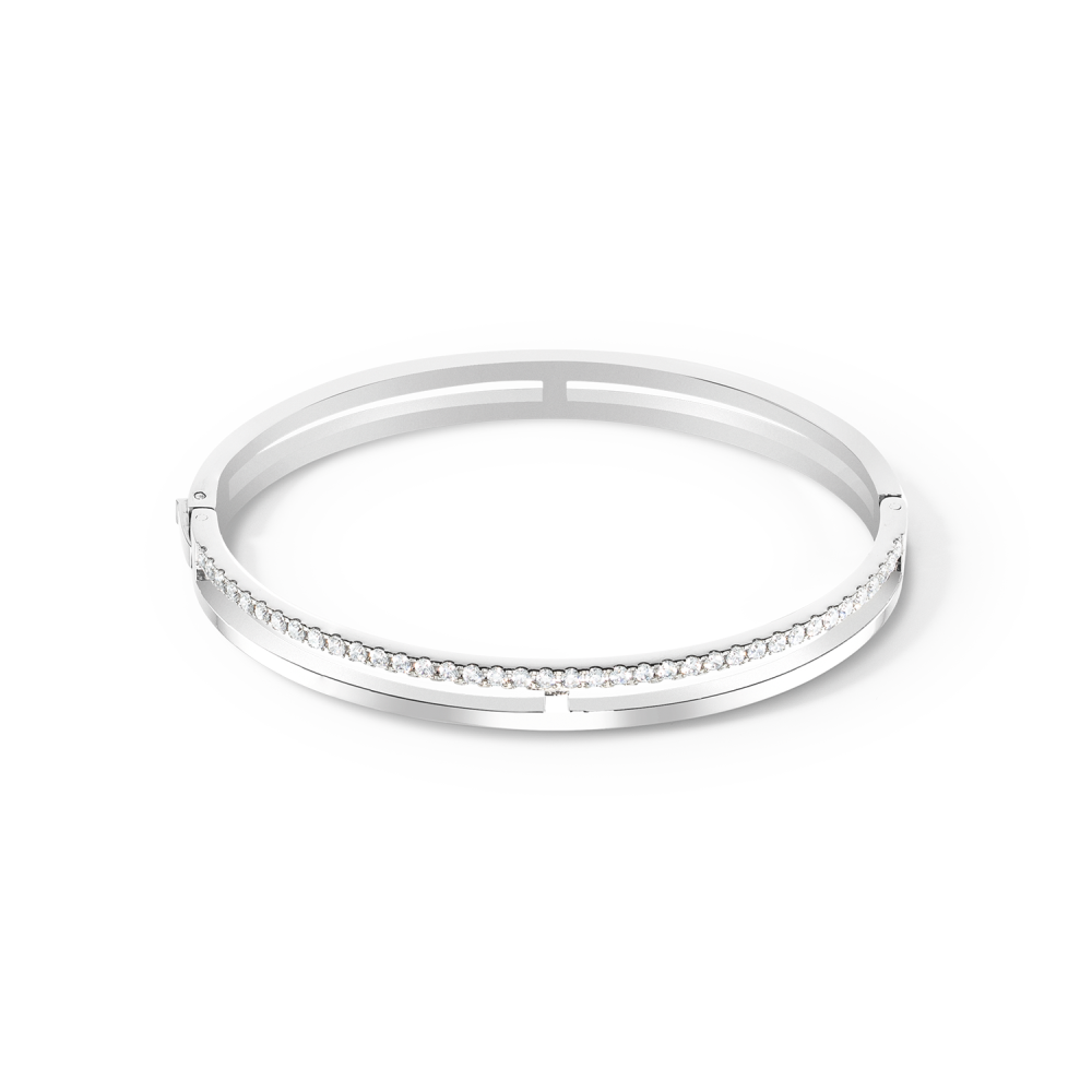 coeur-de-lion-0136-32-1817-eternal-unity-zilverkleurige-slavenarmband-met-transparante-diamanten