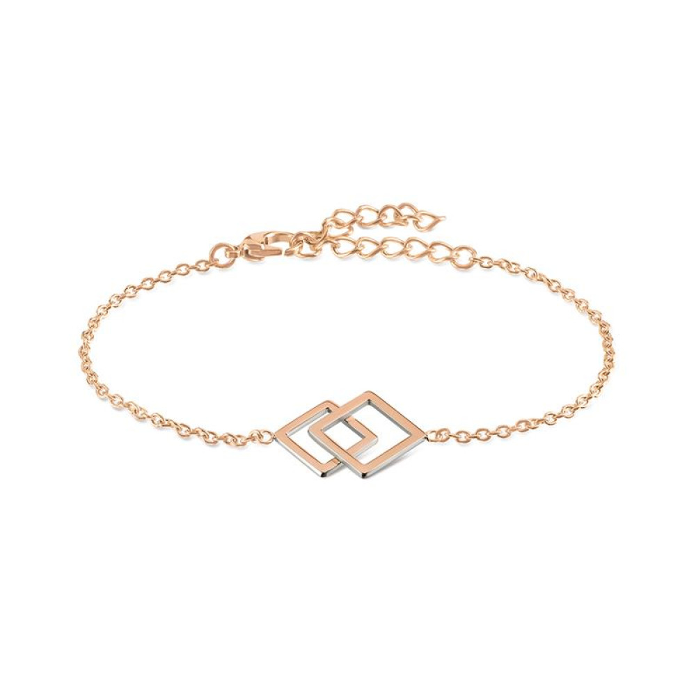 boccia-titanium-03021-02-figura-rose-plated-armband-met-geometrische-hanger