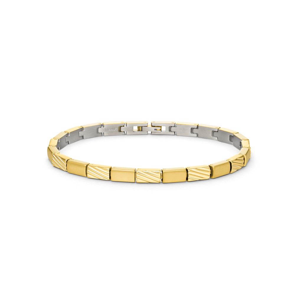 boccia-titanium-03062-03-goudkleurige-armband-met-rechthoekige-schakels-lengte-21-cm