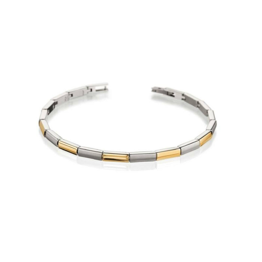 boccia-titanium-0387-02-bicolor-schakelarmband-met-rechthoekige-schakels