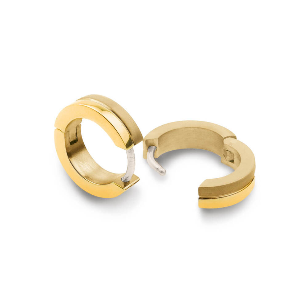 boccia-titanium-0510-14-oorringen-gold-plated-glanzend-en-mat-titanium-diameter-13-mm