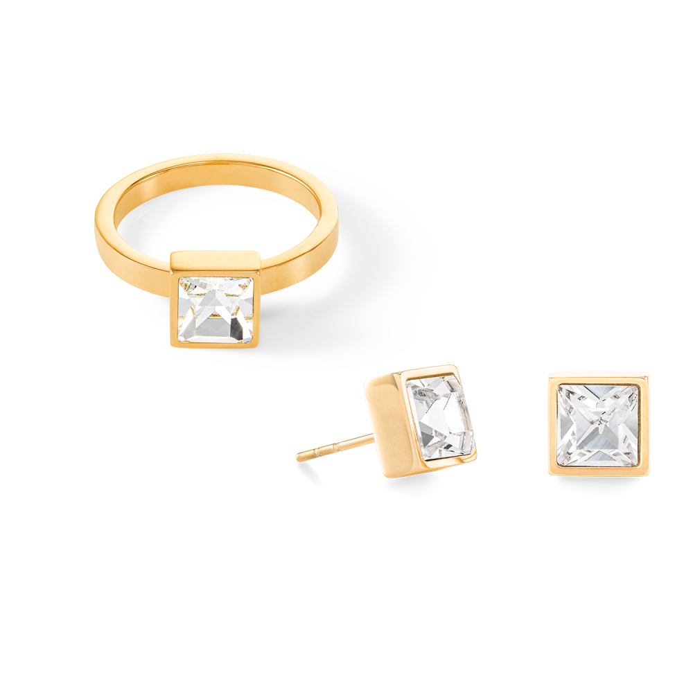 coeur-de-lion-0500-21-1816-vierkante-oorknopjes-met-goud-op-staal-en-kristal-8-mm