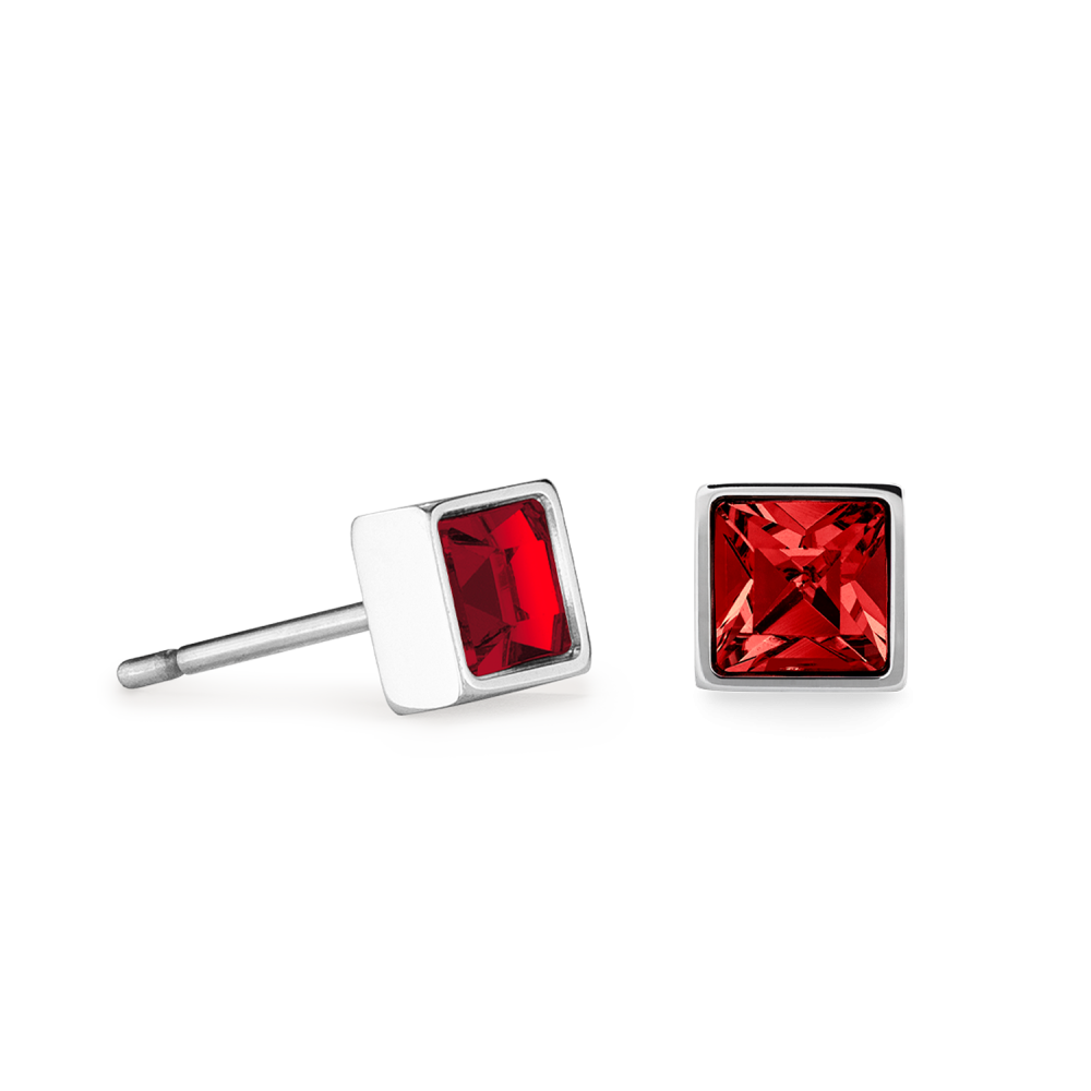 coeur-de-lion-0501-21-0317-vierkante-oorstekers-met-rood-kristal