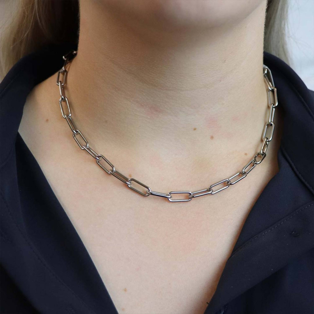 boccia-titanium-08059-01-zilverkleurige-schakelketting-met-paperclip-design-lengte-45-cm