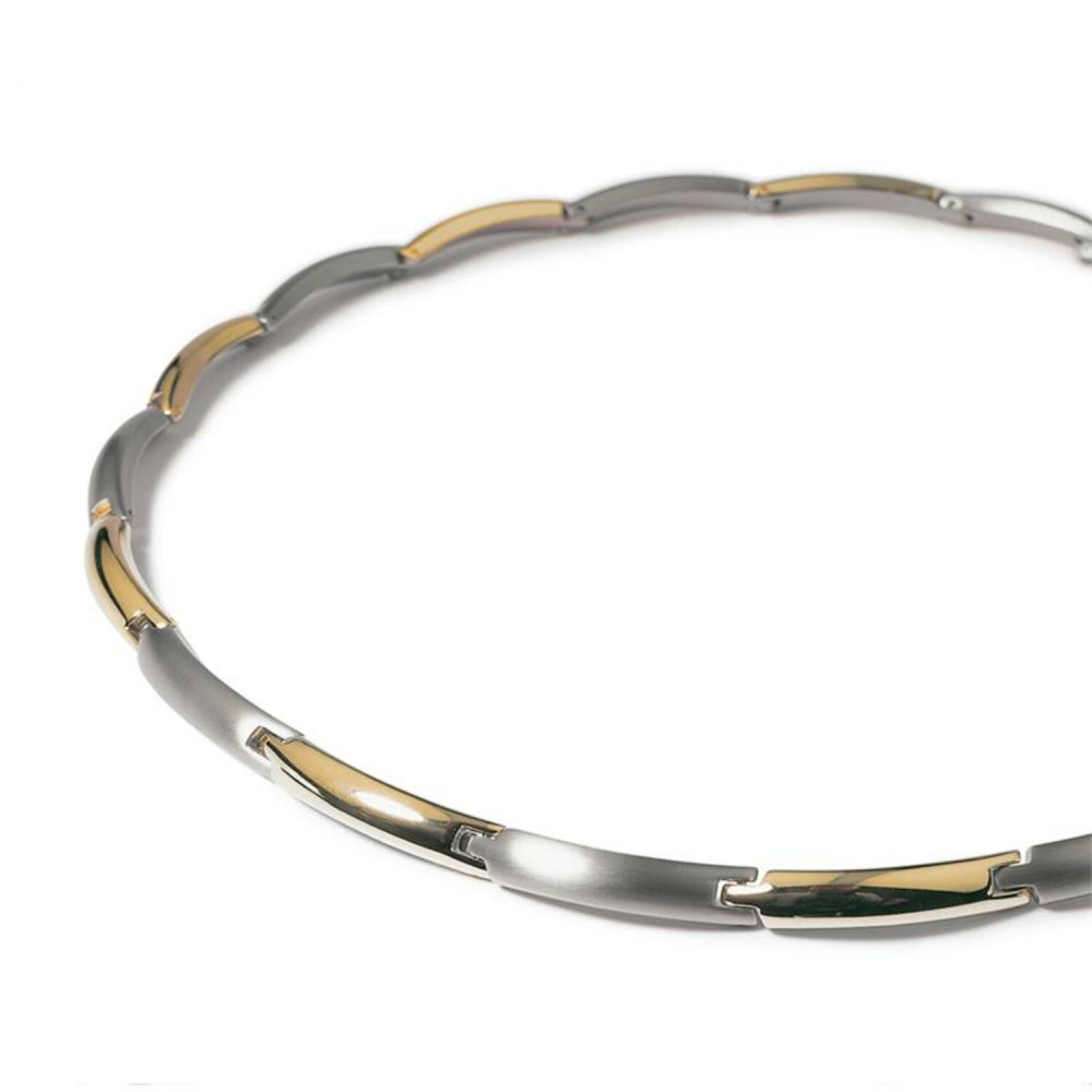 boccia-titanium-0817-03-schakelketting-zilverkleurige-en-goudkleurige-golvende-staafjes-lengte-45-cm