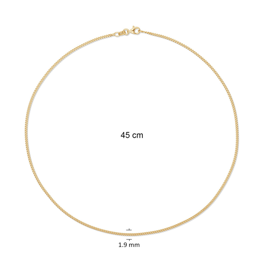 glow-101-8004-45-collier-gourmet-schakels-goudkleurig-1-9-mm-breedte-lengte-45-cm