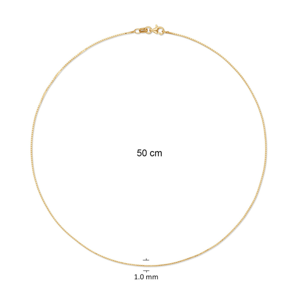 glow-101-8011-50-schakelketting-gold-plated-venetiaanse-schakels-1-mm-breedte-lengte-50-cm
