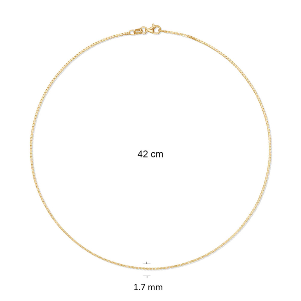 glow-101-8014-42-venetiaanse-schakelketting-gold-plated-glanzend-1-7-mm-breedte-lengte-42-cm
