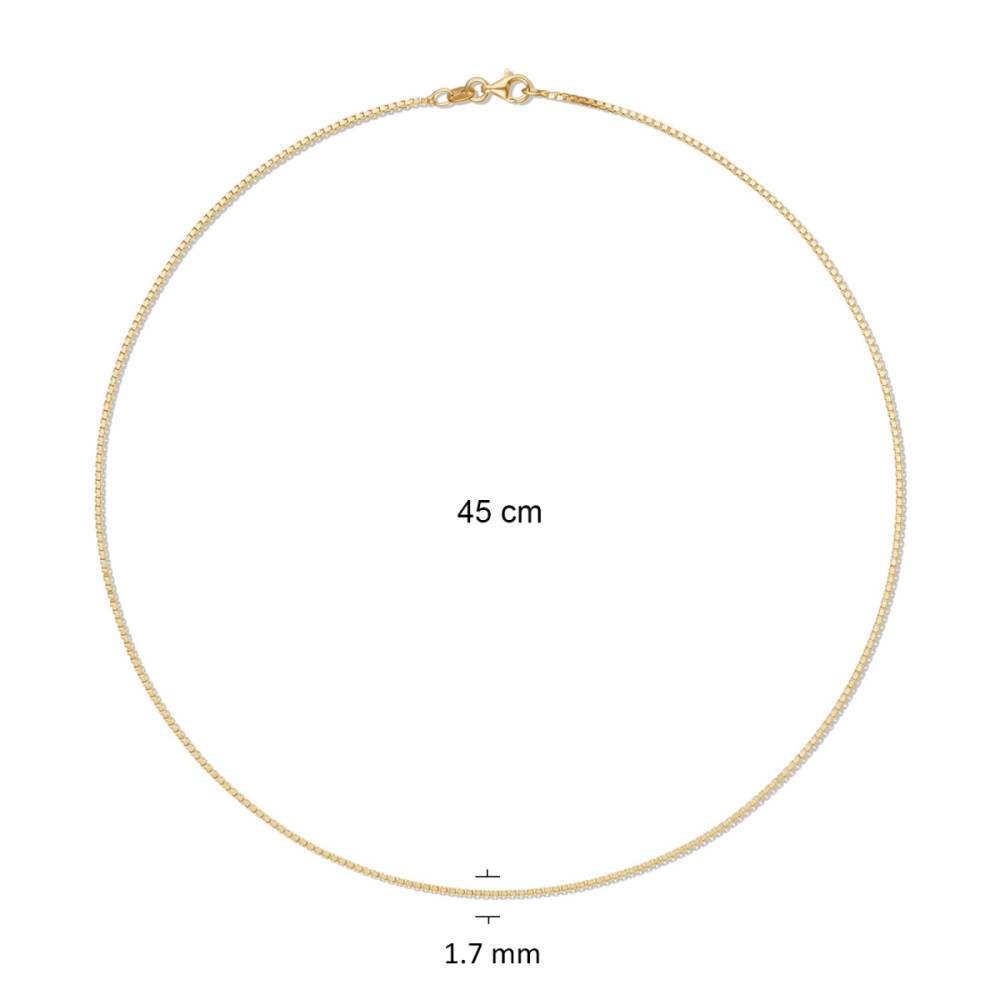 glow-101-8014-45-venetiaanse-schakelketting-goudkleurig-glanzend-1-7-mm-breedte-lengte-45-cm