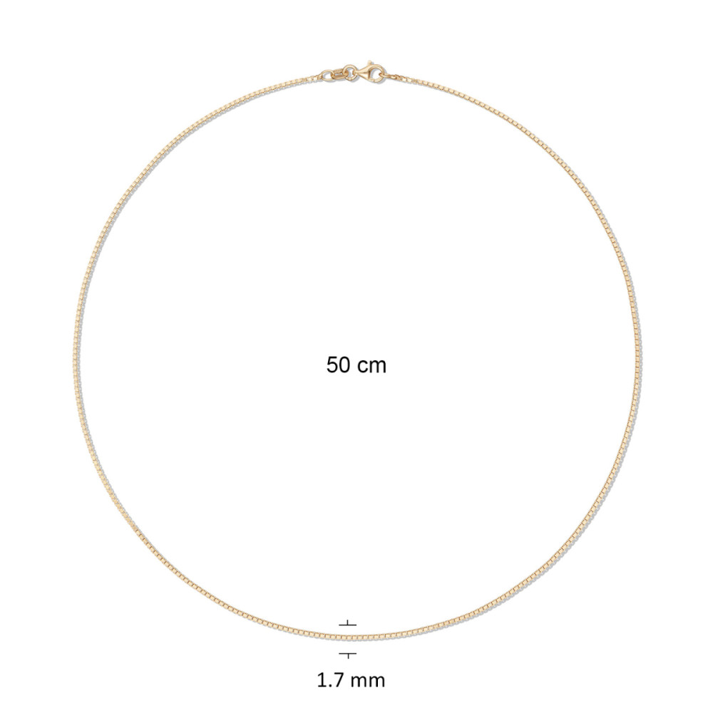 glow-101-8014-50-schakelketting-gold-plated-venetiaans-glanzend-1-7-mm-breedte-lengte-50-cm