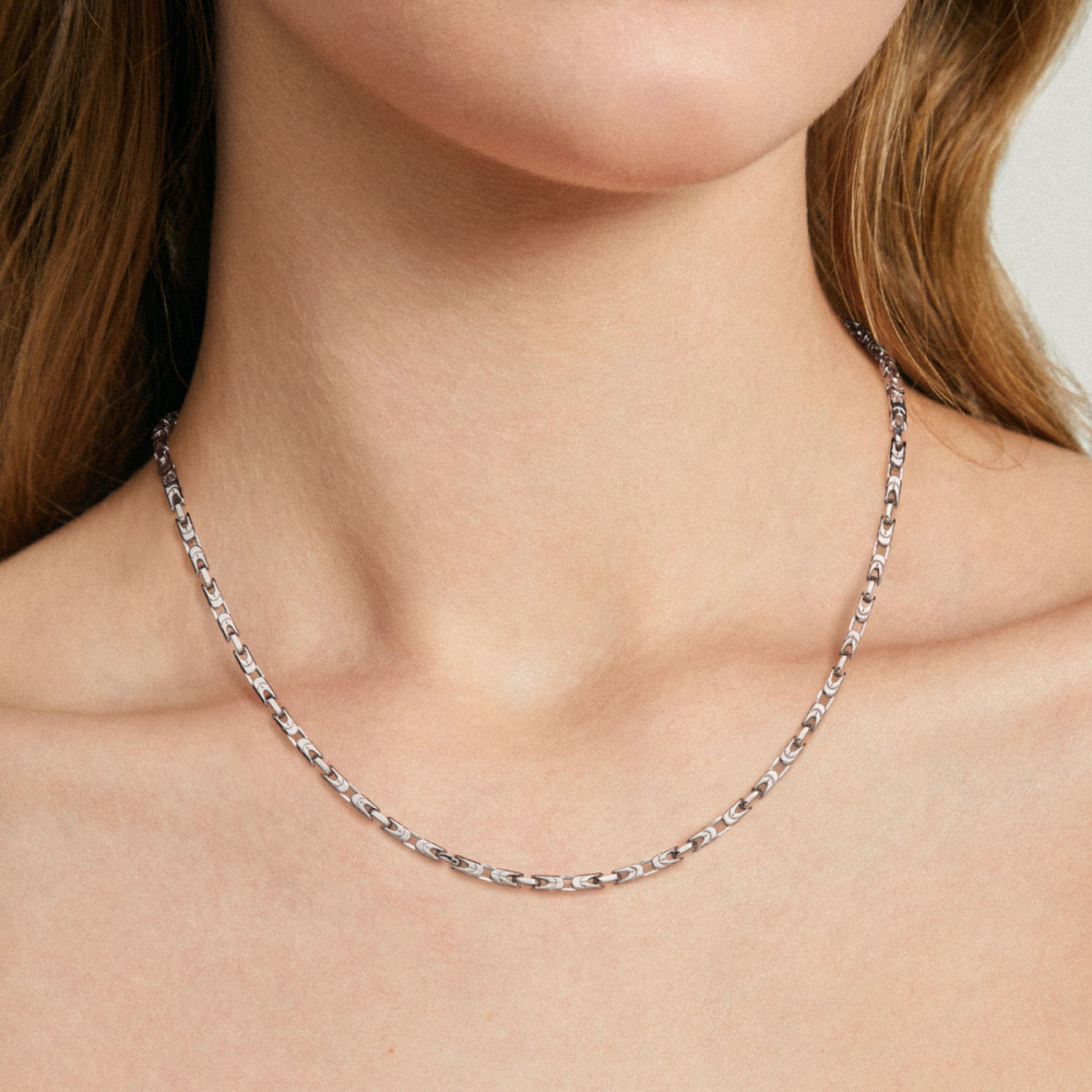glow-102-0255-45-schakelketting-zilver-koningsschakel-2-5-mm-breedte-lengte-45-cm