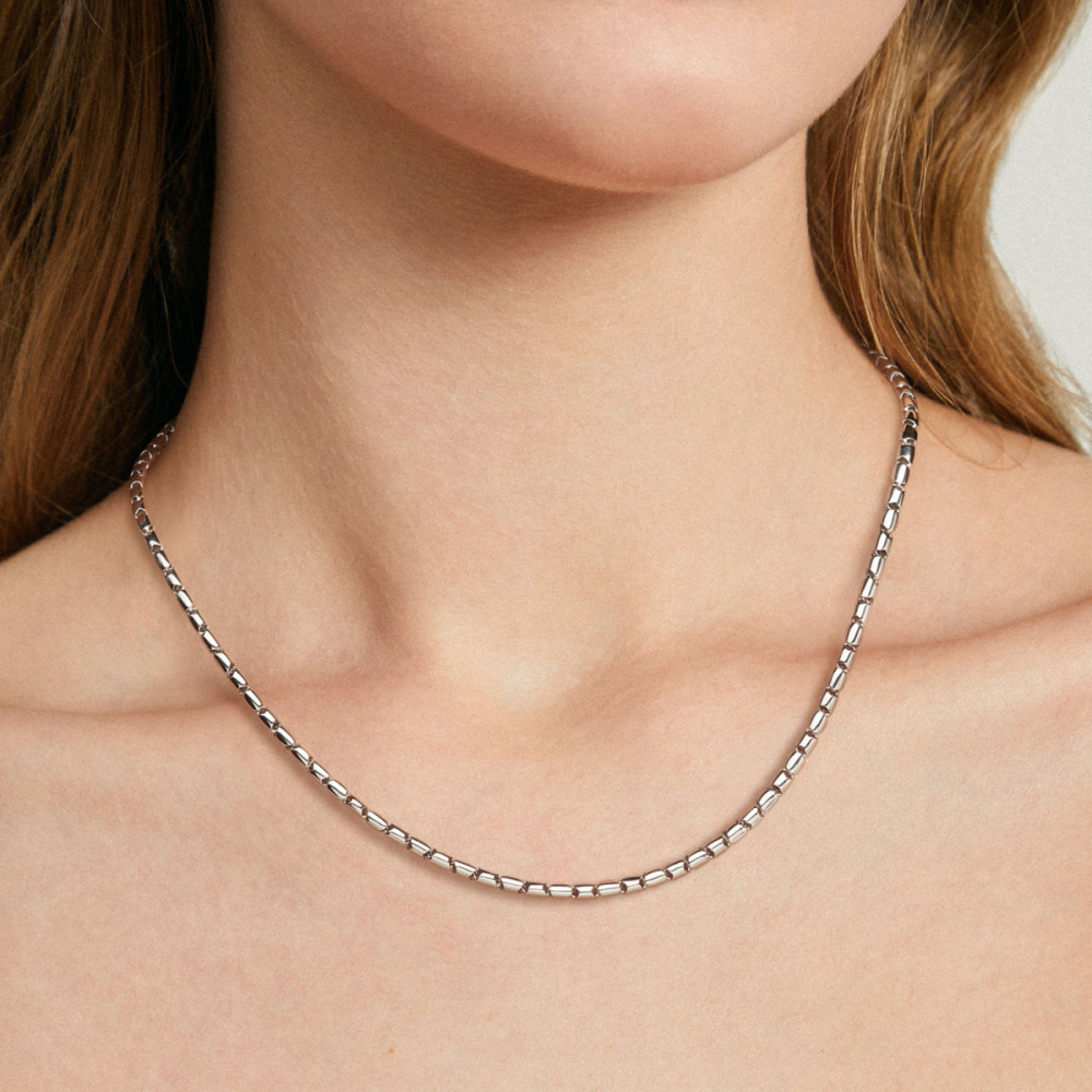 glow-102-0280-45-schakelketting-zilver-staafjes-2-5-mm-breedte-lengte-45-cm
