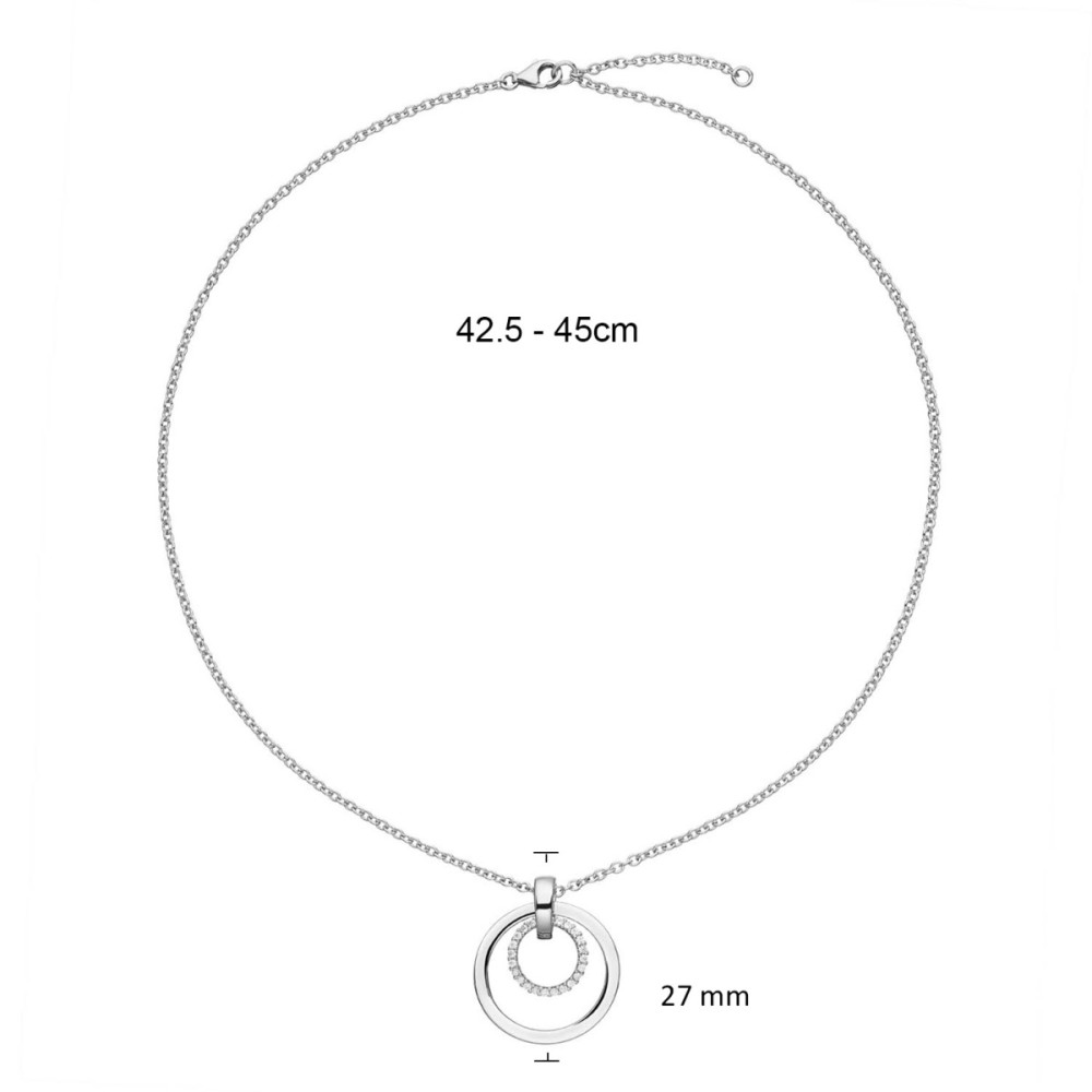 glow-102-0685-45-ketting-met-hanger-zilver-cirkelhanger-zirkonia-27-mm-diameter-lengte-42-5-45-5-cm