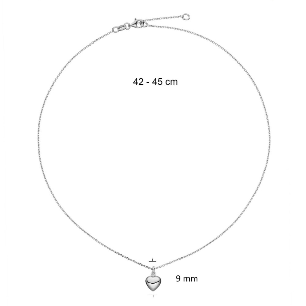 glow-102-0743-45-ketting-met-hanger-zilver-hartje-9-mm-hoog-lengte-45-cm
