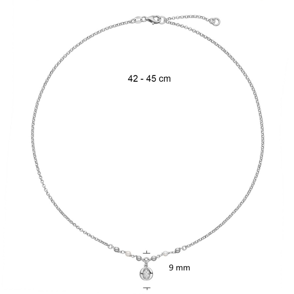 glow-102-0746-45-ketting-met-steen-zilver-ovale-hanger-zirkonia-9-mm-hoog-lengte-42-45-cm