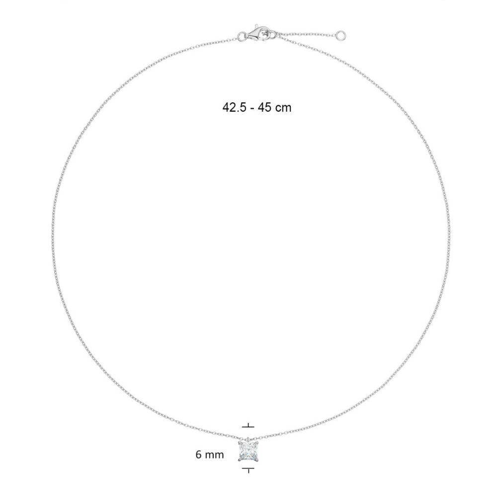 glow-102-0780-45-ketting-met-hanger-zilver-anker-schakel-zirkonia-vierkant-6-mm-hoog-lengte-42-5-45-cm