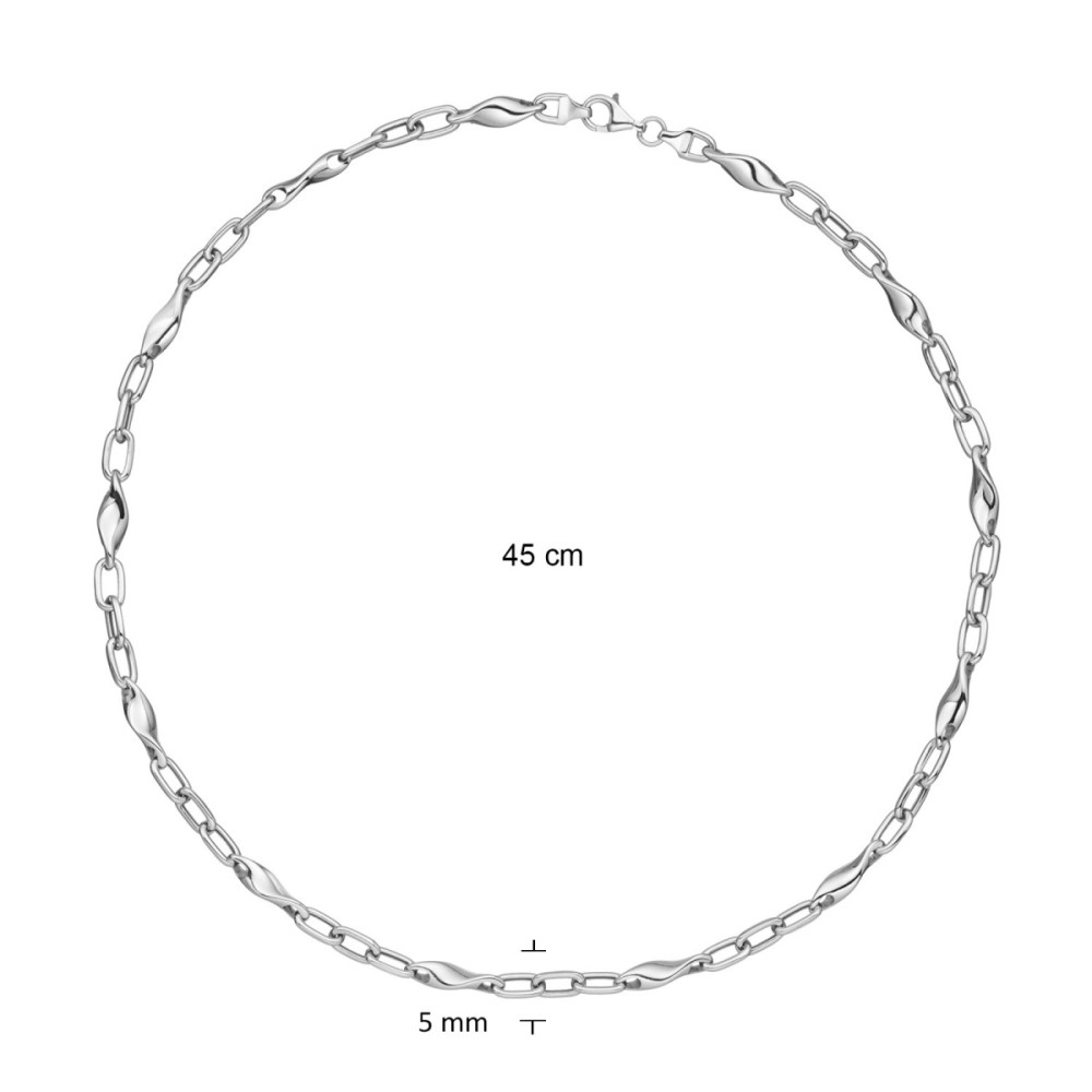 glow-102-0989-45-schakelketting-zilver-ankerschakel-5-mm-breedte-lengte-45-cm