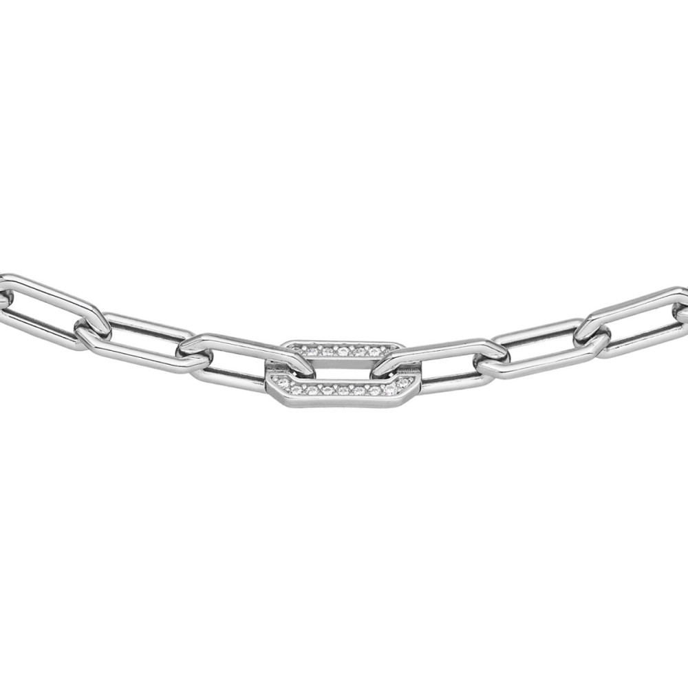 glow-102-0992-45-schakelketting-zilver-paperclipschakel-met-zirkonia-5-mm-breedte-lengte-45-cm