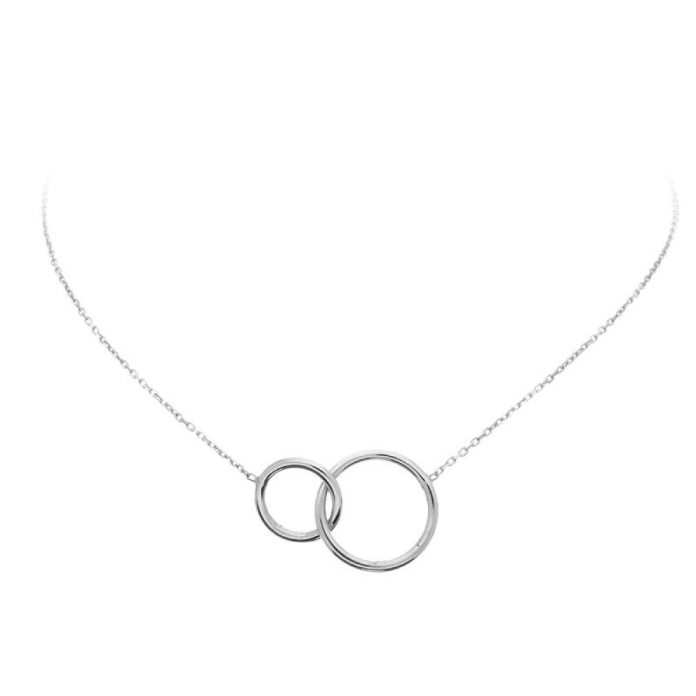 glow-102-1173-47-ketting-met-hanger-zilver-in-elkaar-grijpende-cirkels-1-mm-breedte-lengte-45-cm
