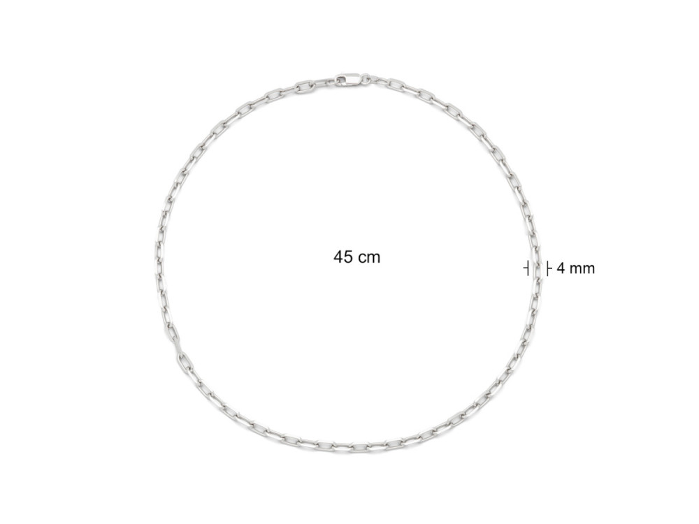 glow-102-1365-45-schakelketting-zilver-paperclipschakel-4-mm-breedte-lengte-45-cm