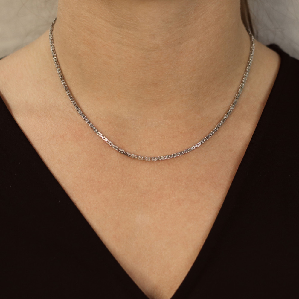 glow-102-1366-45-schakelketting-zilver-koningsschakel-2-mm-breedte-lengte-45-cm