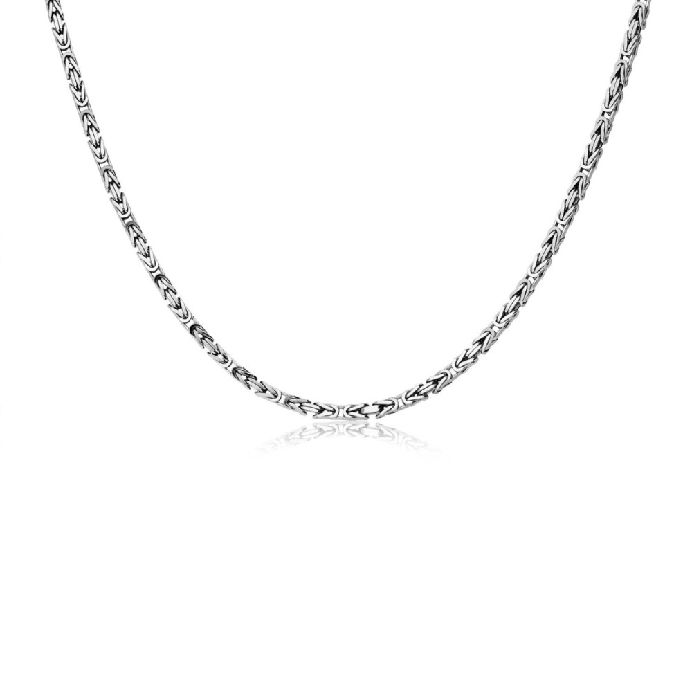 glow-102-1366-45-schakelketting-zilver-koningsschakel-2-mm-breedte-lengte-45-cm