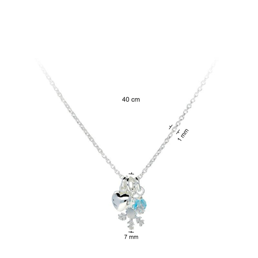 glow-102-1525-40-ketting-met-hanger-kinderen-zilver-hart-sneeuwvlok-zirkonia-blauw-1-mm-breedte-lengte-40-cm