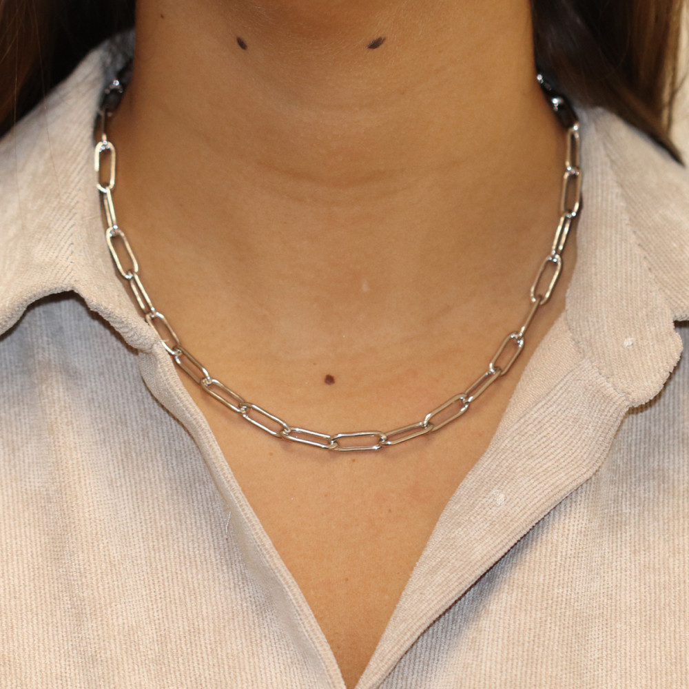 glow-102-2219-45-schakelketting-zilver-paperclipschakel-6-mm-breedte-lengte-50-cm