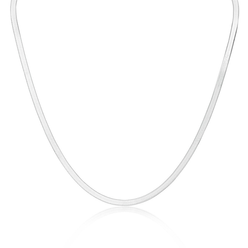glow-102-2396-45-schakelketting-zilver-slangschakel-3-mm-breedte-lengte-45-cm
