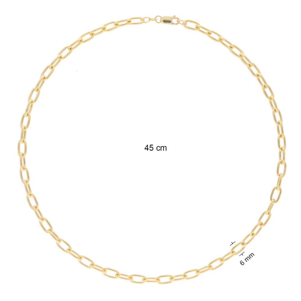 glow-102-8101-45-schakelketting-gold-plated-anker-6-mm-breedte-lengte-45-cm