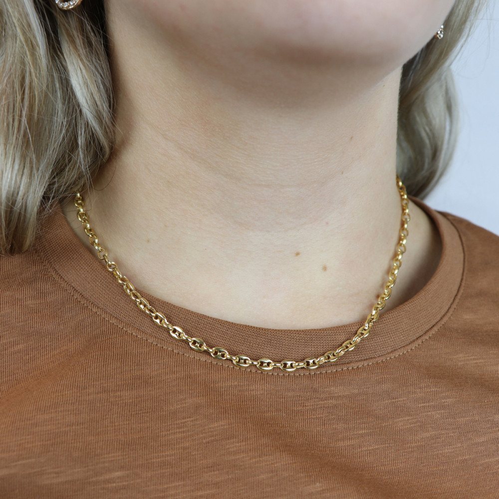 glow-102-8108-45-schakelketting-goudkleurig-koffieboonschakel-4-mm-breedte-lengte-45-cm