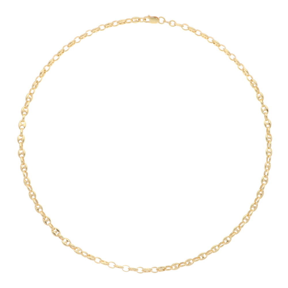 glow-102-8108-45-schakelketting-goudkleurig-koffieboonschakel-4-mm-breedte-lengte-45-cm