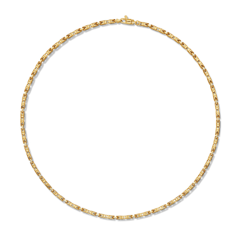 glow-102-8255-45-schakelketting-koningsschakel-gold-plated-2-5-mm-breedte-lengte-45-cm