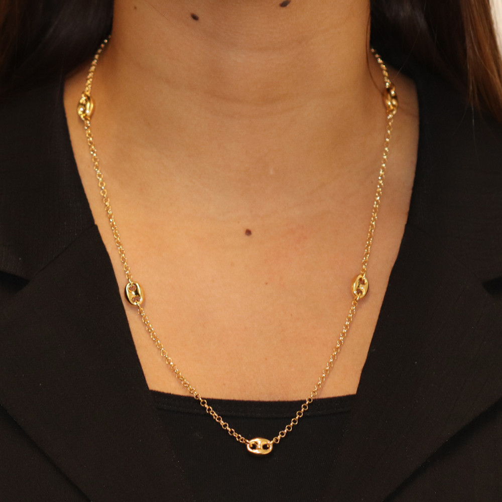 glow-102-8387-60-schakelketting-goudkleurig-koffieboon-3-mm-breedte-lengte-60-cm